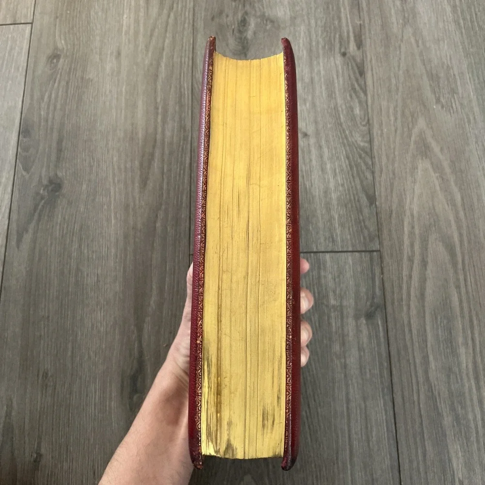 Shakespeare Works Vol 1 Staunton Leather 1866 Ed